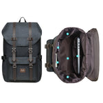Travel Laptop Backpack, Oxford fabric ( K1023-Black ) - kaukko