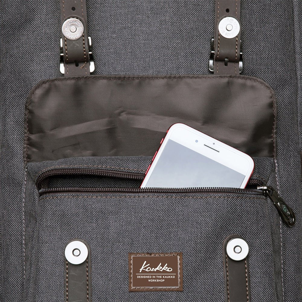 Travel Laptop Backpack, Oxford fabric( K1023-coffee) - kaukko