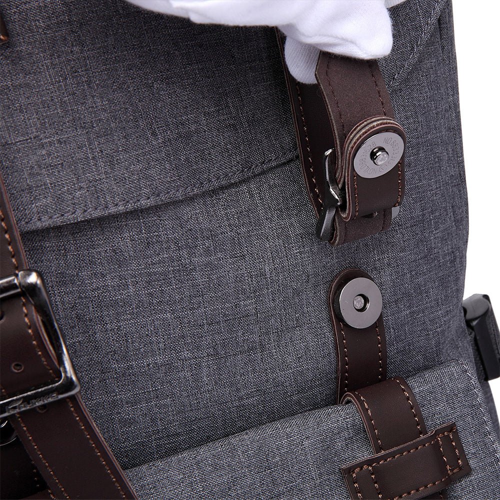 Travel Laptop Backpack, Oxford fabric( K1023-grey) - kaukko