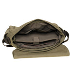 KAUKKO Canvas Vintage Messenger Bag Shoulder bag Leather Large Travel Crossbody bags for men women 14-inch Laptop