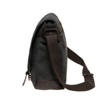 KAUKKO Canvas Vintage Messenger Bag Shoulder bag Leather Large Travel Crossbody bags for men women 14-inch Laptop