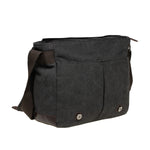 KAUKKO Canvas Vintage Messenger Bag Shoulder bag Leather Large Travel Crossbody bags for men women 14-inch Laptop