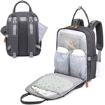 Diaper Bag Backpack - Baby Essentials Travel Tote - Multi Function Waterproof Diaper Bag, Travel Essentials Baby Bag with Changing Pad, Stroller Straps & Pacifier Case - Unisex