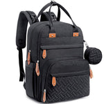 Diaper Bag Backpack - Baby Essentials Travel Tote - Multi Function Waterproof Diaper Bag, Travel Essentials Baby Bag with Changing Pad, Stroller Straps & Pacifier Case - Unisex
