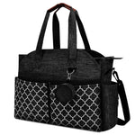 Diaper Bag Tote, Large Diaper Bag with Pacifier Case Travel Diaper Tote for Mom with Changing Station Multifunction
