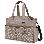 Diaper Bag Tote, Large Diaper Bag with Pacifier Case Travel Diaper Tote for Mom with Changing Station Multifunction