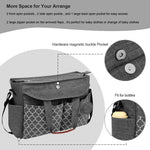 Diaper Bag Tote, Large Diaper Bag with Pacifier Case Travel Diaper Tote for Mom with Changing Station Multifunction