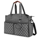 Diaper Bag Tote, Large Diaper Bag with Pacifier Case Travel Diaper Tote for Mom with Changing Station Multifunction