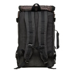 Canvas Travel Backpack Multi-Functional Bag Fits 17" Laptop, Large Capacity Hiking Backpack,