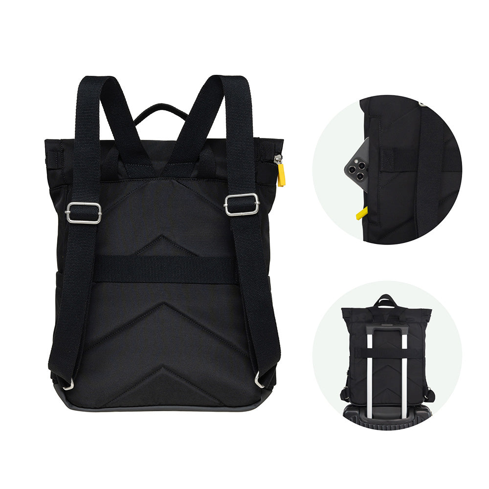 KAUKKO Stylish Laptop Backpack - Multipurpose Daypack For Work, School, Travel, Medium Size, Water-Resistant, Multiple Compartments - View #7