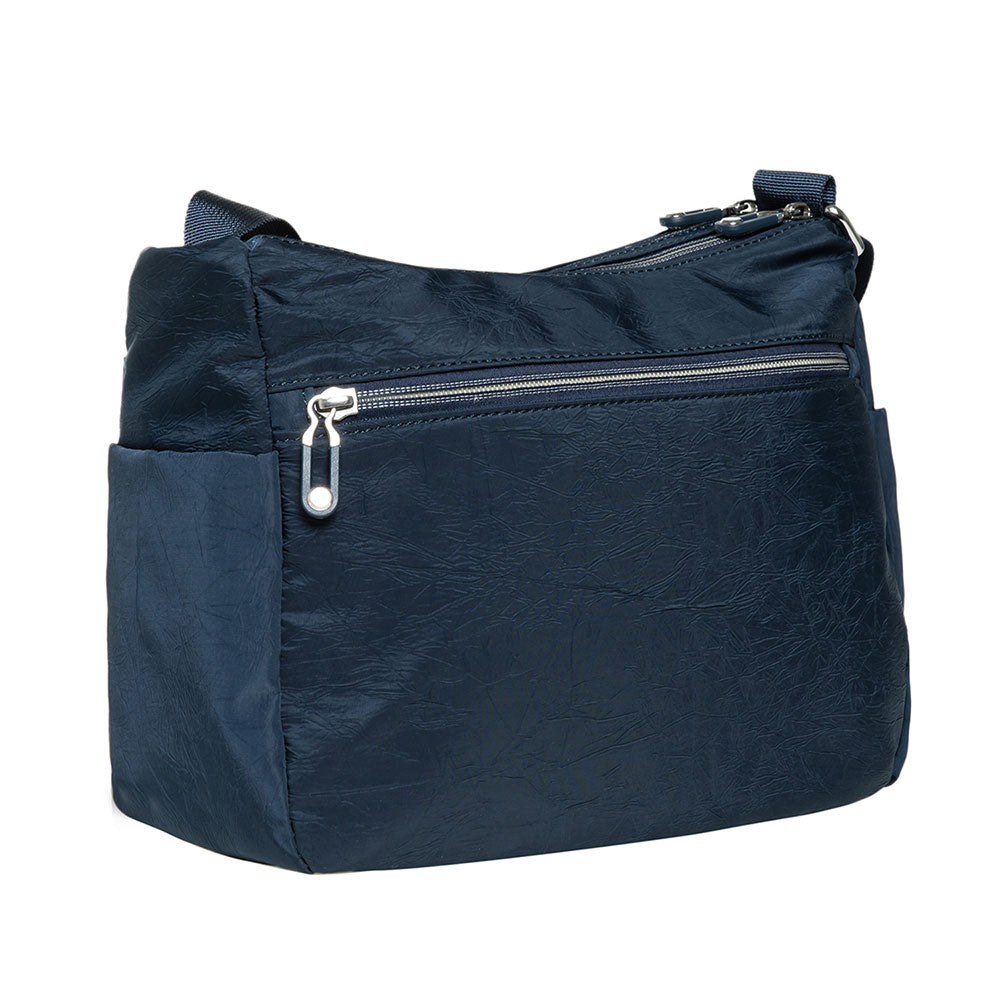 La Packmore Waterproof Nylon Crossbody Bags Multi-Pocket Shoulder Bag  Travel Purse and Handbag in Black – Crest Design Store