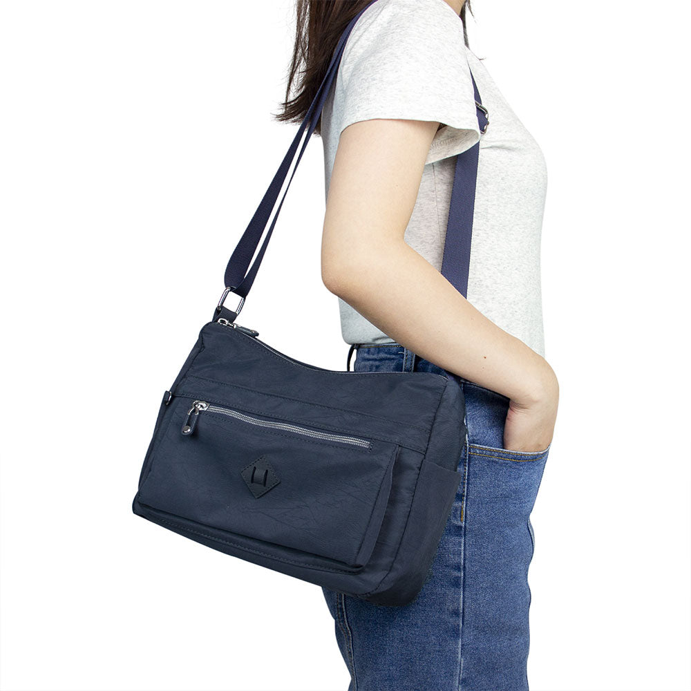 Buy MINTEGRA Crossbody Bag for Women Waterproof Handbag Multi-Pocket Nylon  Travel Shoulder Purse at Amazon.in