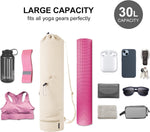 Yoga Bag with Wet Compartment and Bottle Pocket, Women's Sports Bag, Adjustable Shoulder Strap, Gym Yoga Bag for Pilates, Yoga Mats & Yoga Accessories