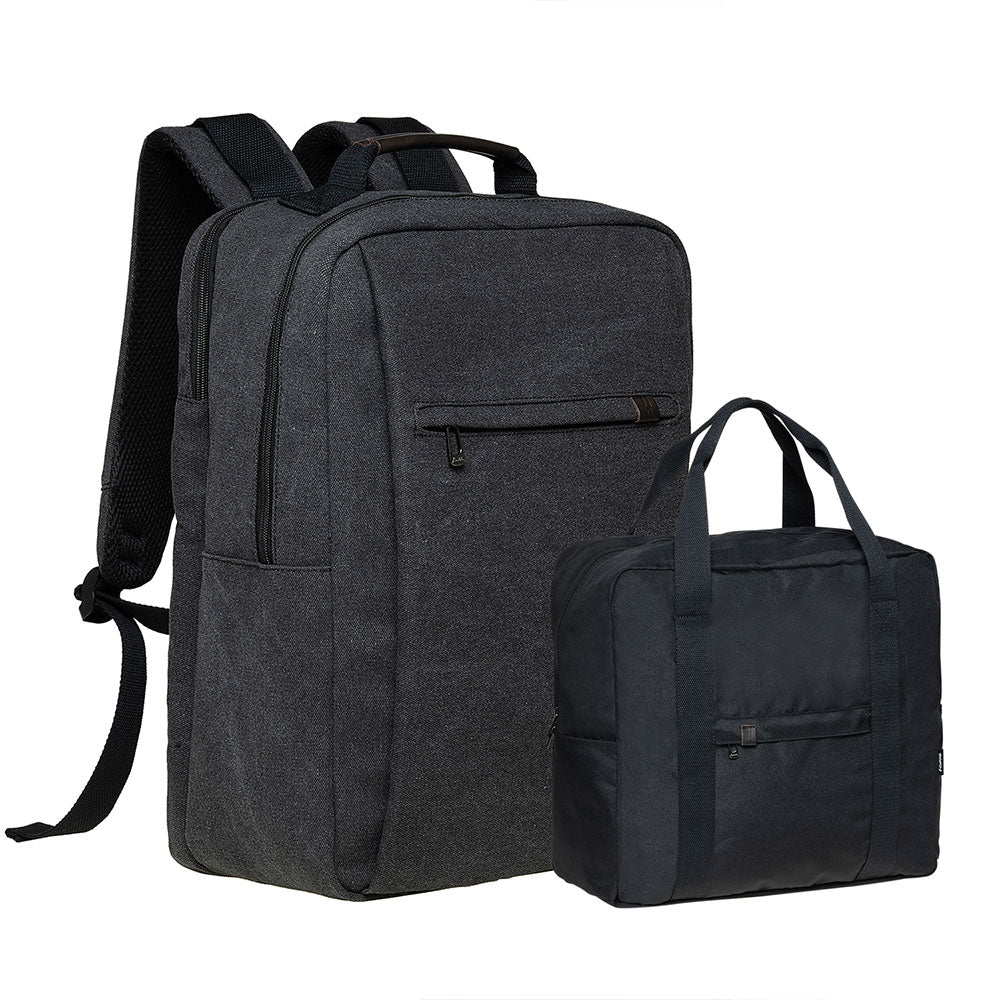 15 inch travel backpack Airline Approved Underseat Rolling It easily attaches to any trolley luggage for added convenience Men's Leather Backpack Vintage Style