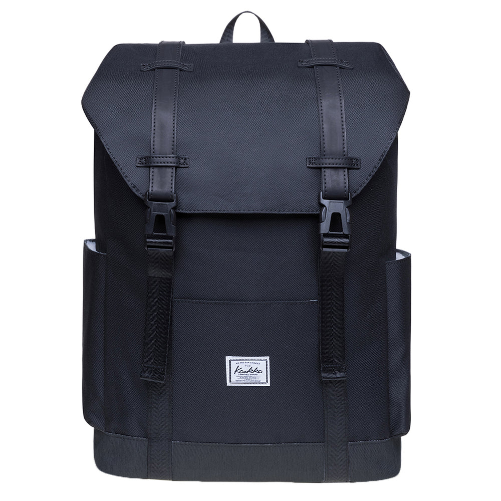 KAUKKO Backpack for city trips, KS12 ( Black /20.6 L  )