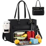 Large Women Lunch Bags, Insulated Adult Lunch Box, Leakproof Cooler Lunch Tote Bag with Storage Pocket. Reusable Lunch Purse for Work, Picnic, Hiking
