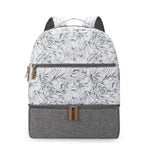 Diaper Bag Backpack - Breast Pump Bag, Removable Cooler Compartment, Double Layer