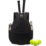 Tennis Bags for Women, Quilted Tennis Racket Bag Backpack for Tennis Racquet, Pickleball, Badminton