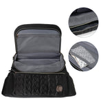 Diaper Bag Backpack - Quilted Travel Diaper Bags for Baby Girl & Boy, Convertible Messenger Baby Changing Bag, Insulated Pockets, Large Capacity, Waterproof and Stylish