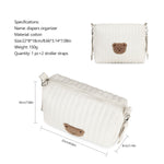 Baby Diaper Bag Organizer Pouches - Diaper Organizer Set, Cute Bear Bag Gift for Baby Shower