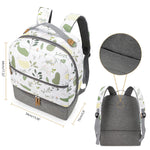 Diaper Bag Backpack - Breast Pump Bag, Removable Cooler Compartment, Double Layer