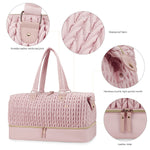 Diaper Bag Tote, Large Diaper Baby Bag, Multifunctional Diaper Bag with Pacifier Case, Double-layer design