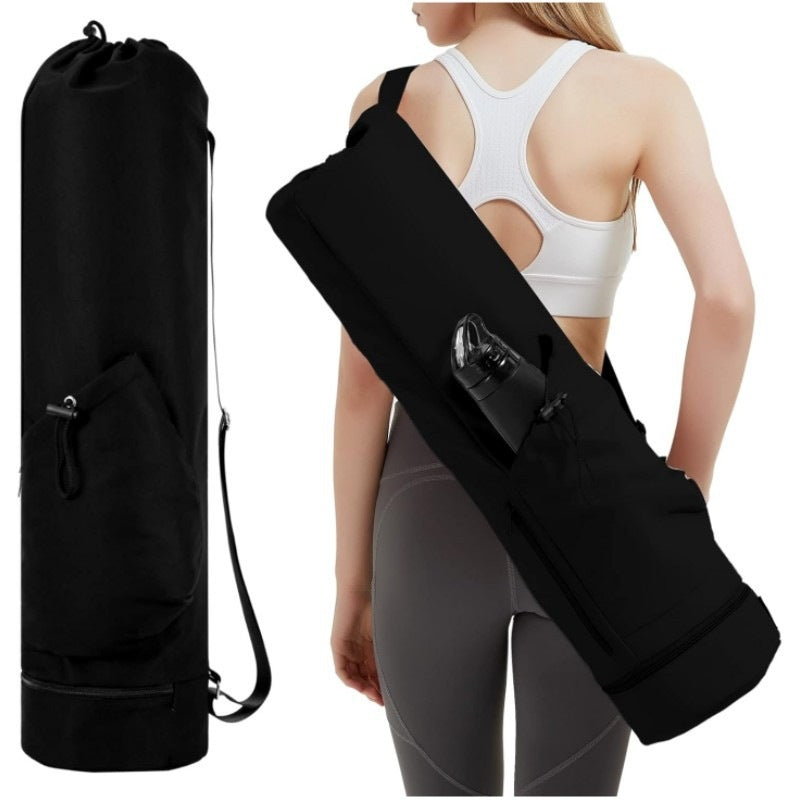 Yoga Bag with Wet Compartment and Bottle Pocket, Women's Sports Bag, Adjustable Shoulder Strap, Gym Yoga Bag for Pilates, Yoga Mats & Yoga Accessories