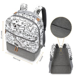 Diaper Bag Backpack - Breast Pump Bag, Removable Cooler Compartment, Double Layer