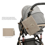 Baby Diaper Bag Organizer Pouches - Waterproof Pod Foldable Diaper Organizer Set, Cute Bear Bag Gift for Baby Shower