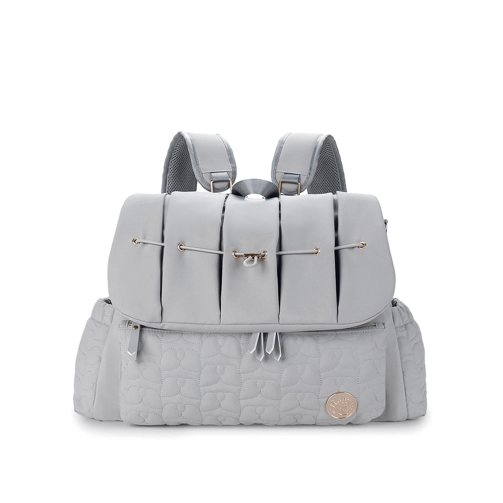 Diaper Bag Backpack - Quilted Travel Diaper Bags for Baby Girl & Boy, Convertible Messenger Baby Changing Bag, Insulated Pockets, Large Capacity, Waterproof and Stylish