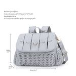 Diaper Bag Backpack - Baby Essentials Travel Tote - Multi-Function Waterproof Diaper Bag - Travel Essentials Baby Bag with Stroller Straps - Unisex