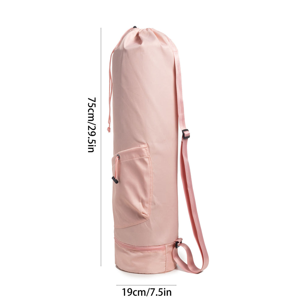 Yoga Bag with Wet Compartment and Bottle Pocket, Women's Sports Bag, Adjustable Shoulder Strap, Gym Yoga Bag for Pilates, Yoga Mats & Yoga Accessories