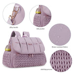 Diaper Bag Backpack - Baby Essentials Travel Tote - Multi-Function Waterproof Diaper Bag - Travel Essentials Baby Bag with Stroller Straps - Unisex