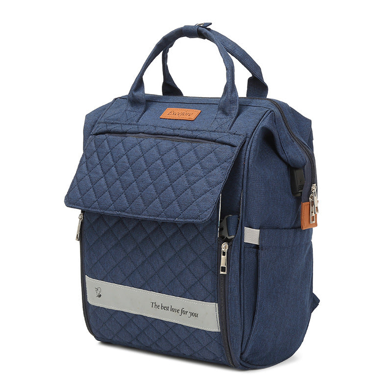 Diaper Bag Backpack - Baby Essentials Travel Tote - Multi-Function Waterproof Diaper Bag - Baby seat bag, Travel Essentials Baby Bag with Stroller Straps - Unisex