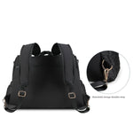 Diaper Bag Backpack - Quilted Travel Diaper Bags for Baby Girl & Boy, Convertible Messenger Baby Changing Bag, Insulated Pockets, Large Capacity, Waterproof and Stylish