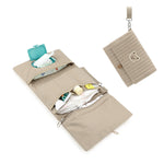 Baby Diaper Bag Organizer Pouches - Waterproof Pod Foldable Diaper Organizer Set, Cute Bear Bag Gift for Baby Shower