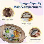 Diaper Bag Tote, Large Capacity Travel Diaper bags, Hospital Bag for Labor Delivery, Baby Bag with Pacifier Case