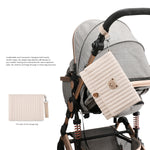 Baby Diaper Bag Organizer Pouches - Waterproof Pod Foldable Diaper Organizer Set, Cute Bear Bag Gift for Baby Shower