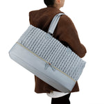 Diaper Bag Tote, Large Diaper Baby Bag, Multifunctional Diaper Bag with Pacifier Case, Double-layer design