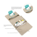 Baby Diaper Bag Organizer Pouches - Waterproof Pod Foldable Diaper Organizer Set, Cute Bear Bag Gift for Baby Shower