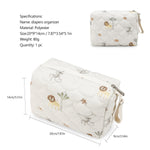 Baby Bag Organizer, Mini Diaper Bag, Mom Travel Set, Diaper Organizer, Gift for Baby Shower