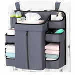 Premium Hanging Diaper Caddy Organizer – Nursery Storage Caddy for Baby Essentials – Ideal Gift for Boys & Girls – Fits Crib, Changing Table, Playard, Wall & Door