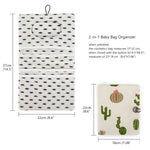 Baby Diaper Bag Organizer – Travel-Friendly, Compact & Foldable | Stroller Pouch for Newborn Essentials – Must-Have for Boys & Girls