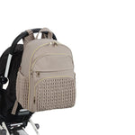 Diaper Bag Small Diaper Backpack Stylish Baby Travel Backpacks with Insulated Pockets, Changing Pad, Stroller Straps