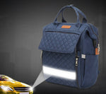 Diaper Bag Backpack - Baby Essentials Travel Tote - Multi-Function Waterproof Diaper Bag - Baby seat bag, Travel Essentials Baby Bag with Stroller Straps - Unisex