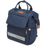 Diaper Bag Backpack - Baby Essentials Travel Tote - Multi-Function Waterproof Diaper Bag - Baby seat bag, Travel Essentials Baby Bag with Stroller Straps - Unisex