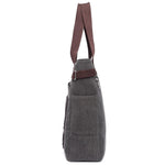 KAUKKO Shoulder Canvas Handbag Women Bag ( Black ) - kaukko