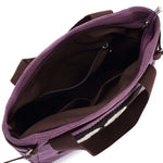KAUKKO Shoulder Canvas Handbag Women Bag ( Purple ) - kaukko