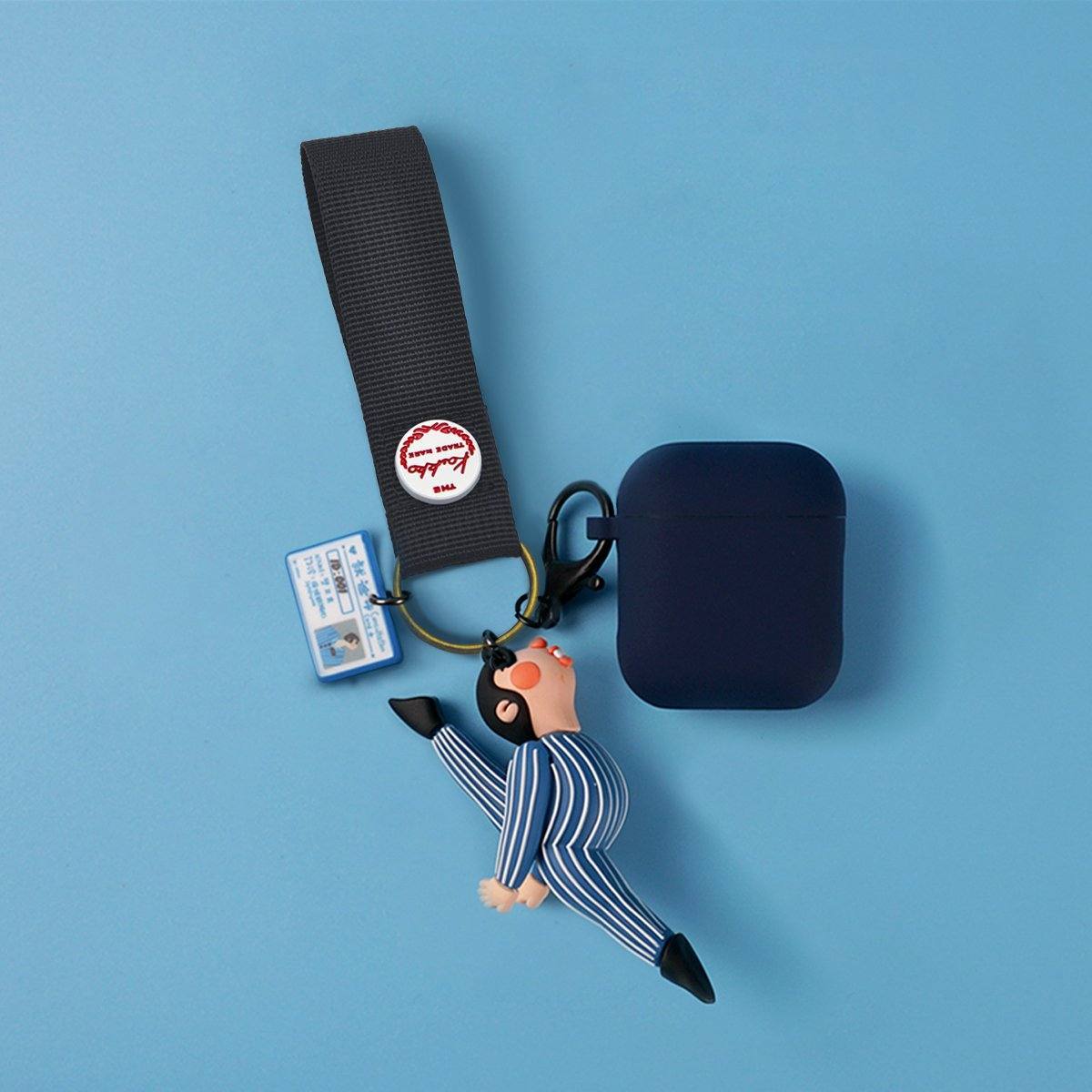 KAUKKO Simplicity nylon keychain and 9.5cm solid color keychain - kaukko