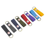 KAUKKO Simplicity nylon keychain and 9.5cm solid color keychain - kaukko